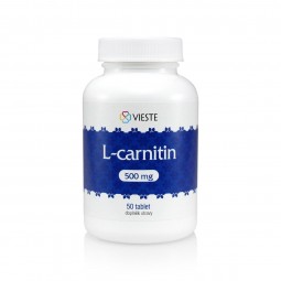 VIESTE L-carnitin 500 mg 50 tablet