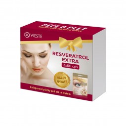 VIESTE Resveratrol extra 2x60 kapslí + dárek