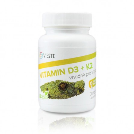 VIESTE Vitamin D3 + K2 30 tablet