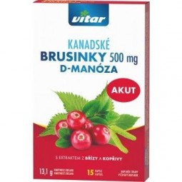 VITAR Kanadské brusinky akut 15 kapslí