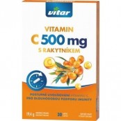 VITAR Vitamin C 500 mg s rakytníkem 30 kapslí