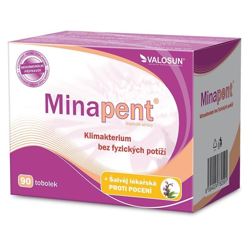 VALOSUN Minapent + šalvěj lékařská 90 tobolek