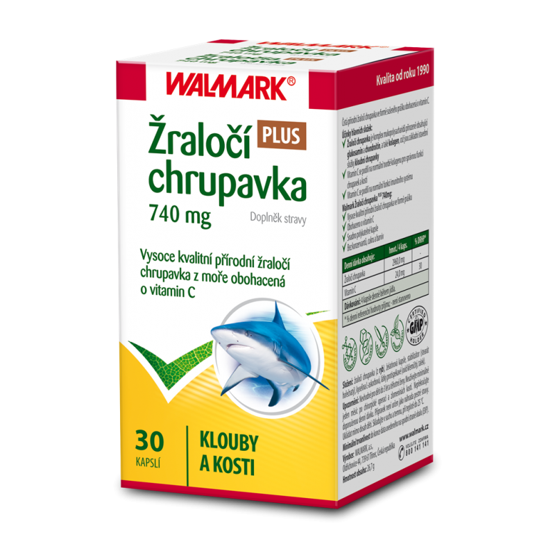 WALMARK Žraločí chrupavka 740 mg plus 30 kapslí