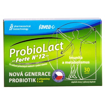 FAVEA Probiolact forte 12x30 tobolek