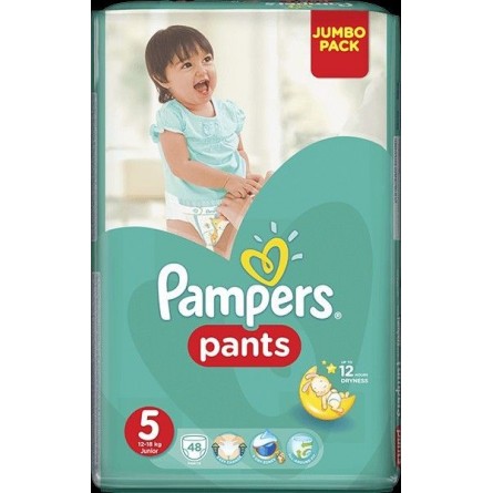 Pampers kalhotkové plenky Jumbo Pack S5 48 ks