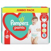 Pampers kalhotkové plenky Jumbo Pack S7 38 ks
