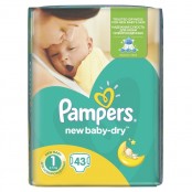 Pampers New Baby 1 Newborn 43 ks