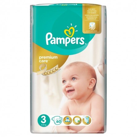 Pampers Premium Care 3 Midi 60 ks