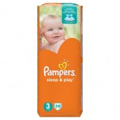 Pampers Sleep&Play 3 Midi 58 ks