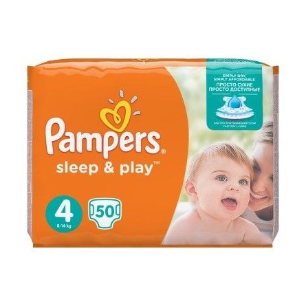 Pampers Sleep&Play 4 Maxi 50 ks