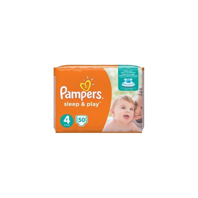 Pampers Sleep&Play 4 Maxi 50 ks