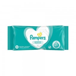 Pampers vlhčené ubrousky Sensitive 52 ks