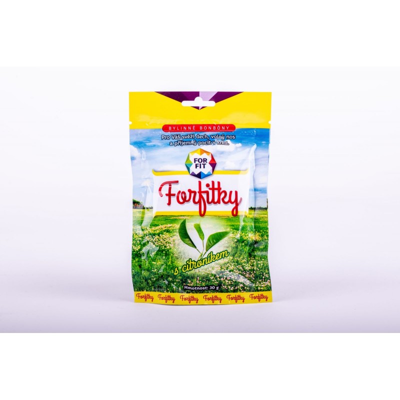 Forfitky s citroníkem Galmed 30 g bylinné bonbóny