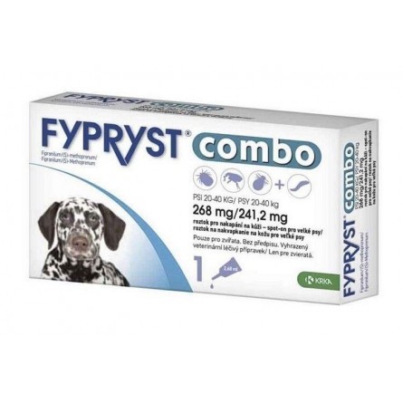 FYPRYST Combo pro psy 20-40 kg roztok na kůži 1x2,68 ml