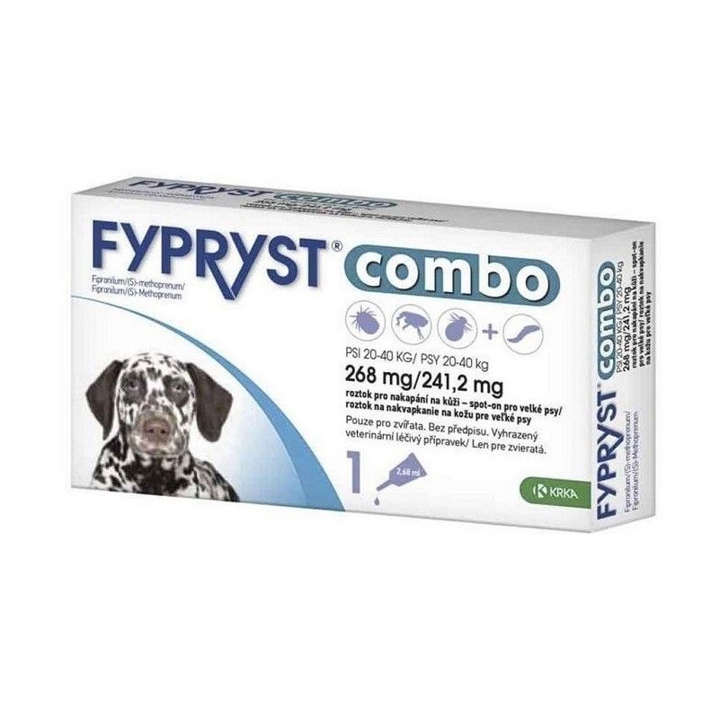 FYPRYST Combo pro psy 20-40 kg roztok na kůži 1x2,68 ml