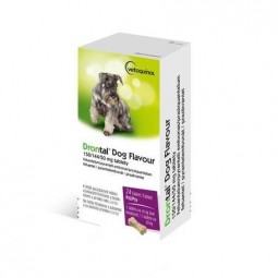 Drontal Dog Flavour 150/144/50 mg pro psy 24 tablet