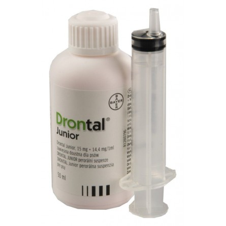 Drontal Junior perorální suspenze 50 ml