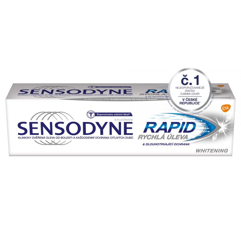 Sensodyne Rapid Whitening zubní pasta 75ml