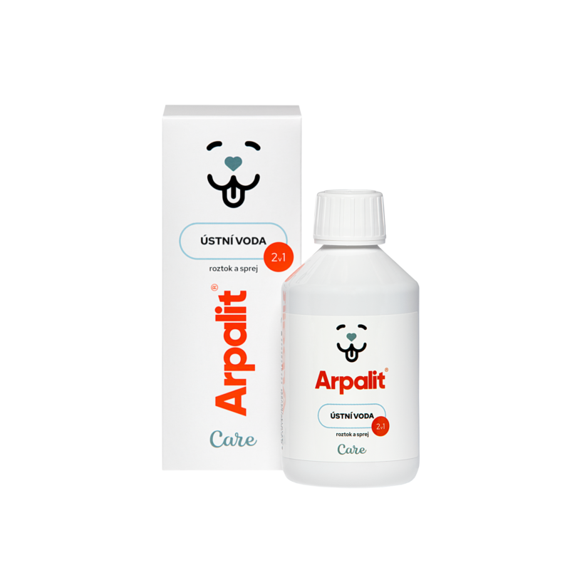 ARPALIT Care ústní voda 2v1 roztok a sprej 250 ml