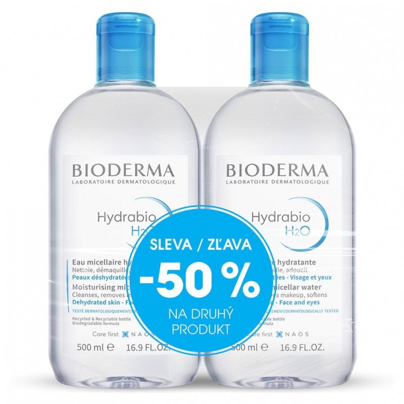 BIODERMA Hydrabio H2O 500 ml 1+1