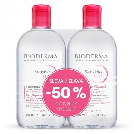 BIODERMA Sensibio H2O 500 ml 1+1