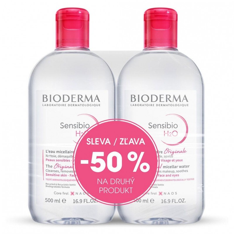 BIODERMA Sensibio H2O 500 ml 1+1