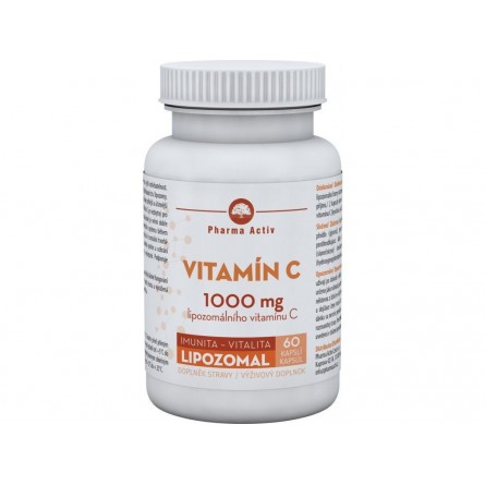 PHARMA ACTIV Vitamín C 1000 mg 60 kapslí