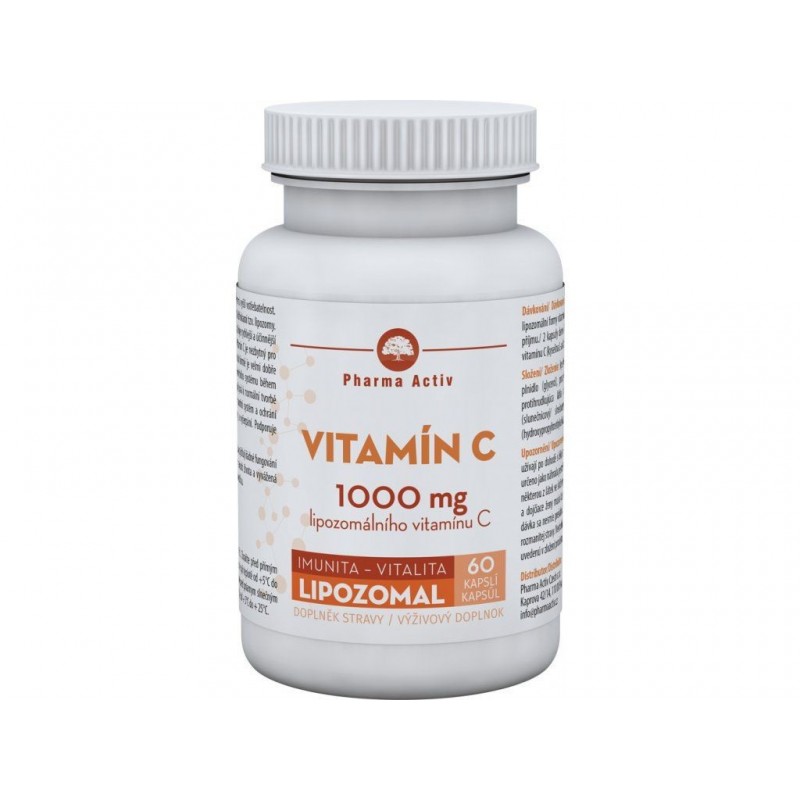PHARMA ACTIV Vitamín C 1000 mg 60 kapslí