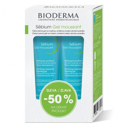 BIODERMA Sébium Gel moussant 200 ml 1+1