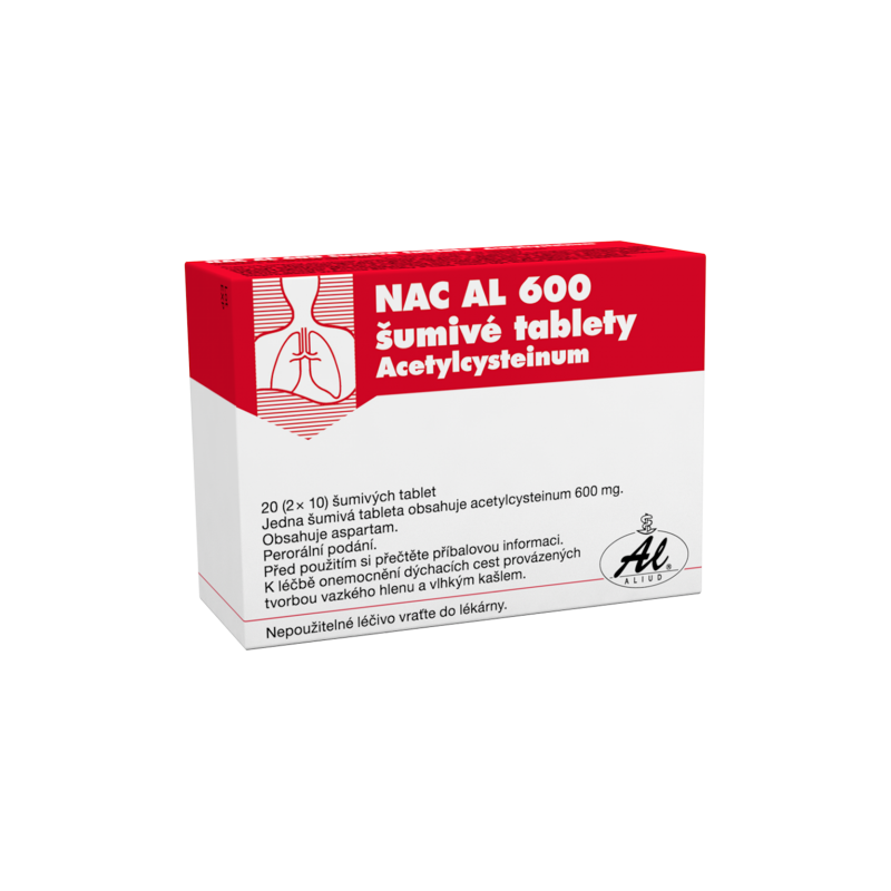 NAC AL 600 mg 20 šumivých tablet