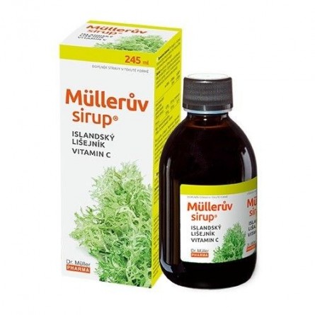 MÜLLERŮV SIRUP s islandským lišejníkem a vitaminem C 245 ml