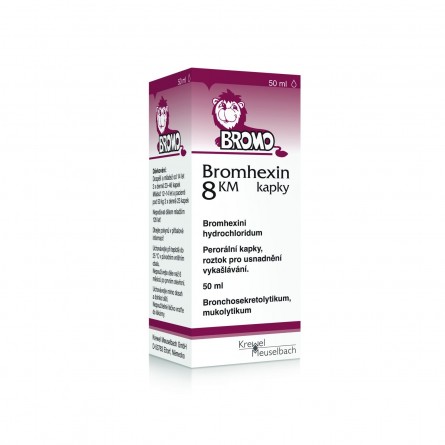 Bromhexin 8 KM kapky 50 ml