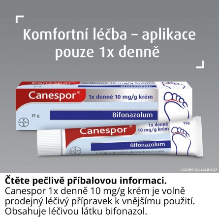 CANESPOR 10mg/g krém 15 g