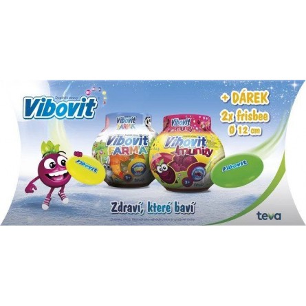 VIBOVIT Imunity + Farma 2x50 želé bonbony + dárek frisbee