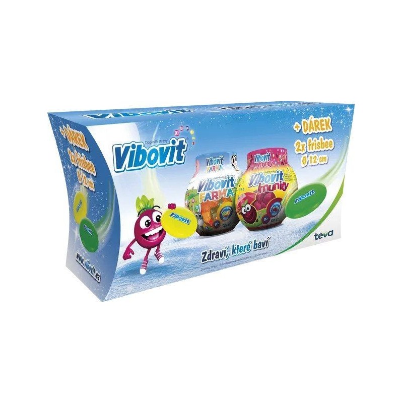 VIBOVIT Imunity + Farma 2x50 želé bonbony + dárek frisbee