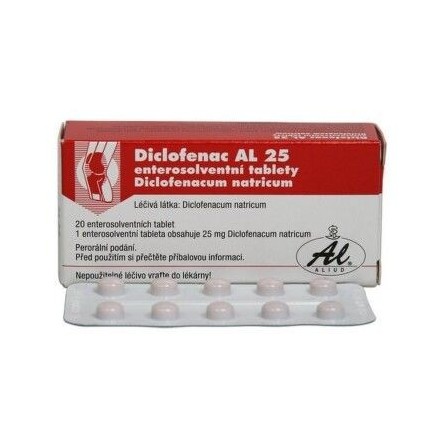 DICLOFENAC AL 25 mg 20 tablet
