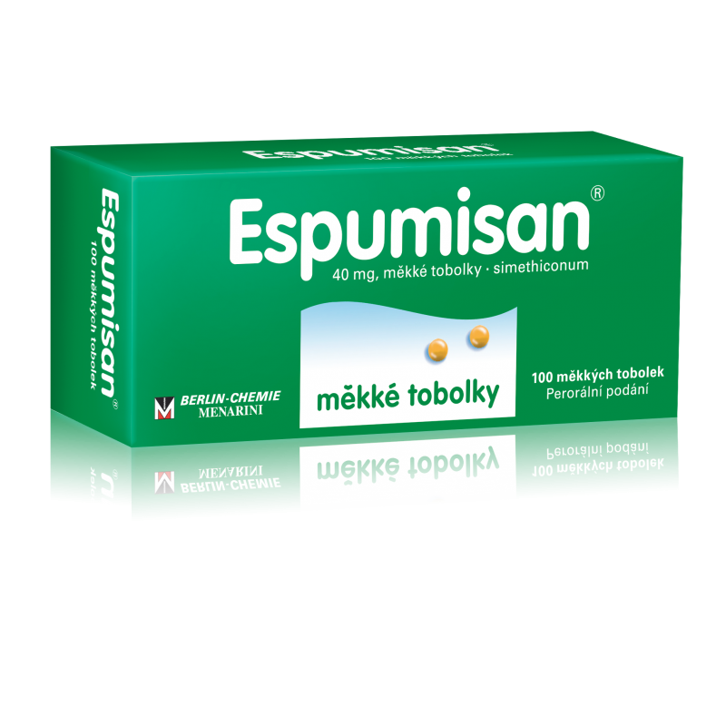 Espumisan 40 mg 100 měkkých tobolek