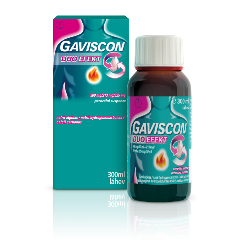 GAVISCON Duo efekt perorální suspenze 300 ml