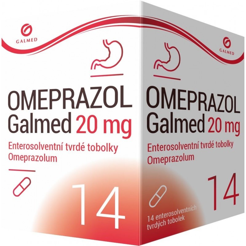 OMEPRAZOL Galmed 20 mg 14 tobolek