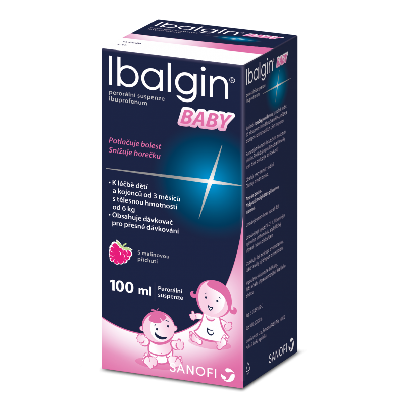 IBALGIN Baby 20 mg/ml perorální suspenze 100 ml