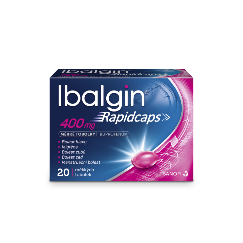 IBALGIN Rapidcaps 400 mg 20 tobolek