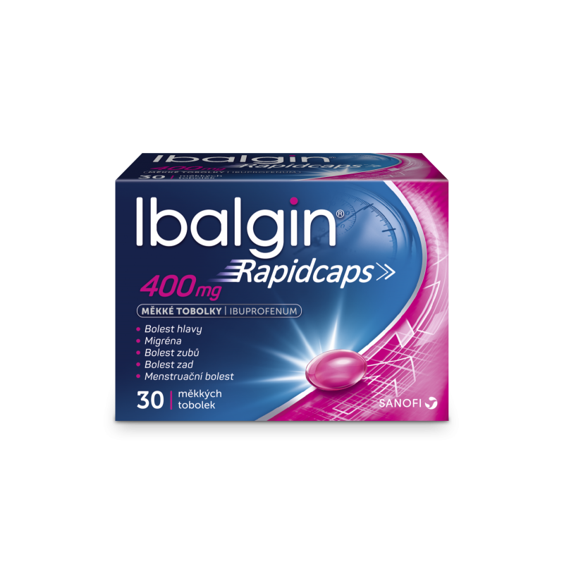 IBALGIN Rapidcaps 400 mg 30 tobolek