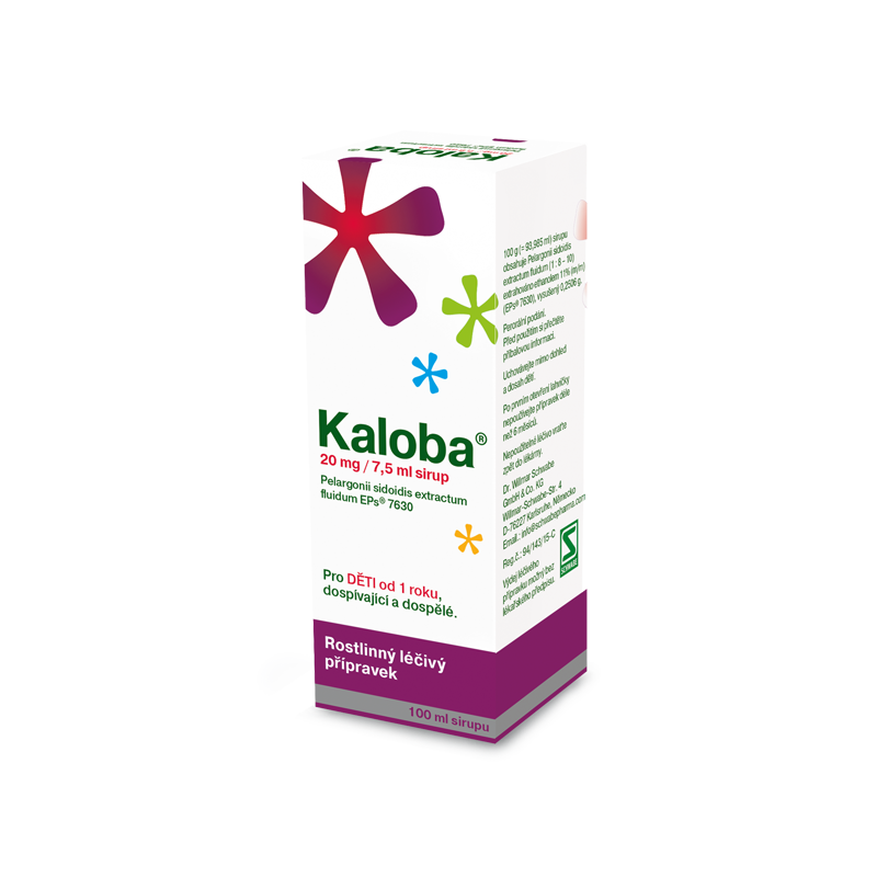 Kaloba 20 mg/7,5 ml sirup 100 ml