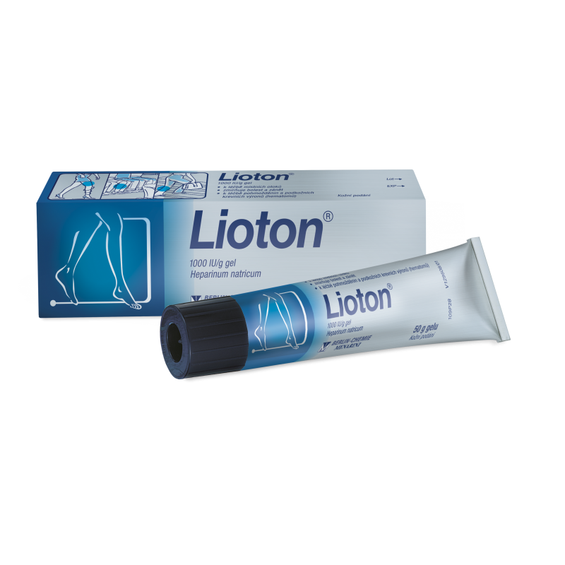 Lioton 1000 IU/g gel 50 g