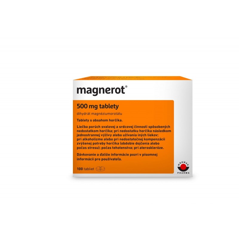 MAGNEROT 500 mg 100 tablet | Onlinelekarna.cz