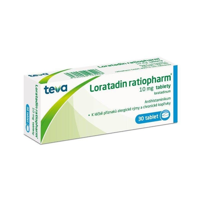 LORATADIN RATIOPHARM 10 mg 30 tablet