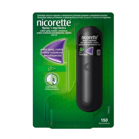 Nicorette Spray 1mg/dávka 150 dávek 13,2 ml