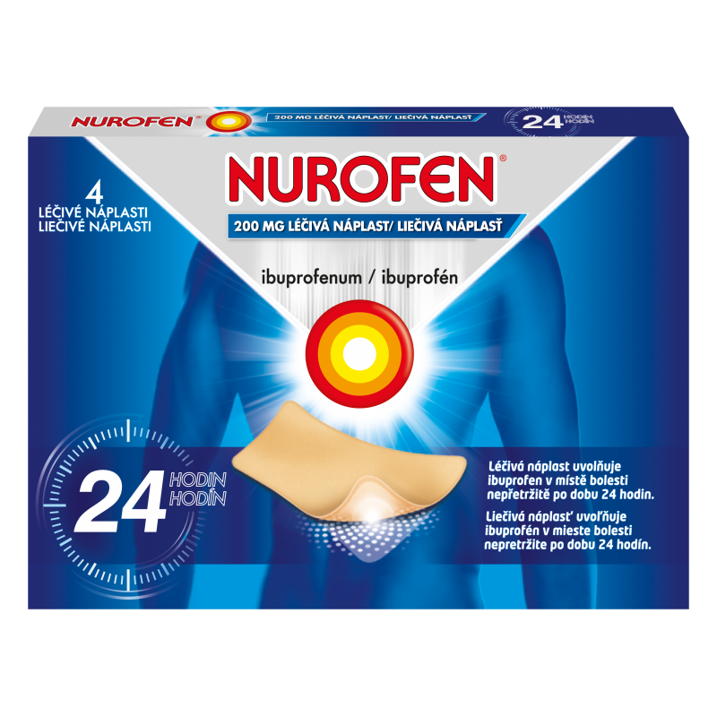 NUROFEN 200 mg léčivá náplast 4 ks