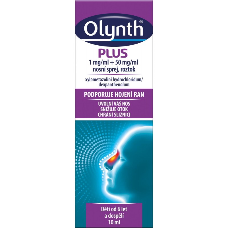 Olynth Plus 1mg/ml+50mg/ml nosní sprej 10ml