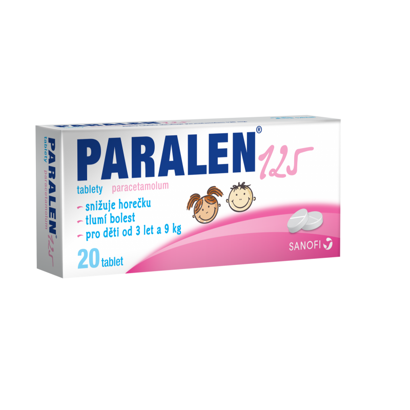 Paralen 125 mg 20 tablet